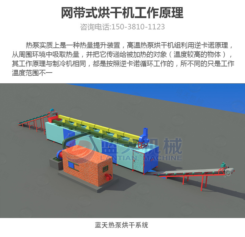 帶式辣椒烘干機(jī)工作原理