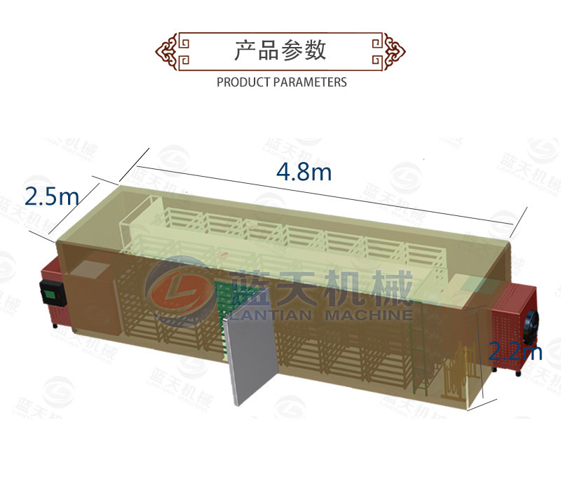小茴香烘干機(jī)產(chǎn)品參數(shù)